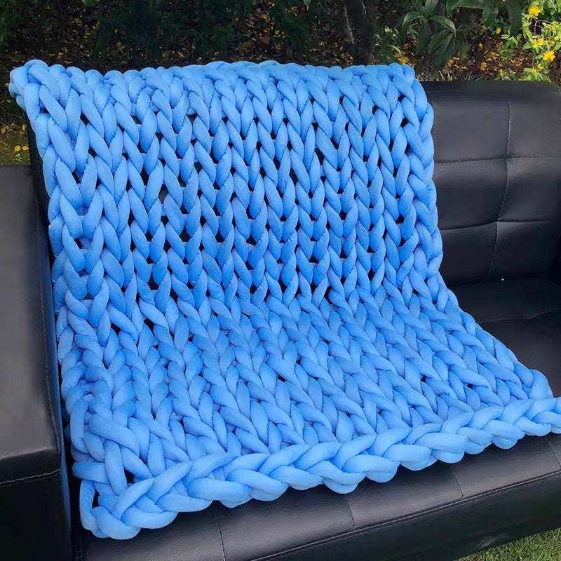 Coarse Strip Woven Blanket Gravity Blanket