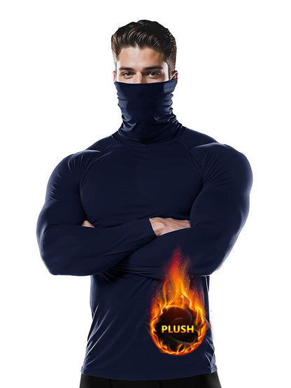 Coated fleece jacket with a hood