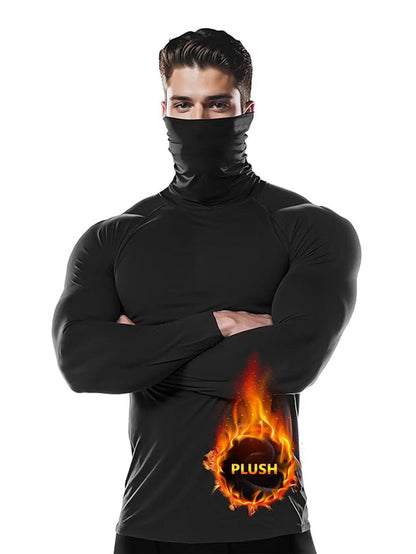 Coated fleece jacket with a hood
