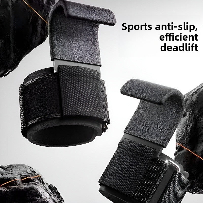 Coated Pull-Up Assistance Hook Handheld Parallel Bars Lumbar Traction Belt Hanging Bar