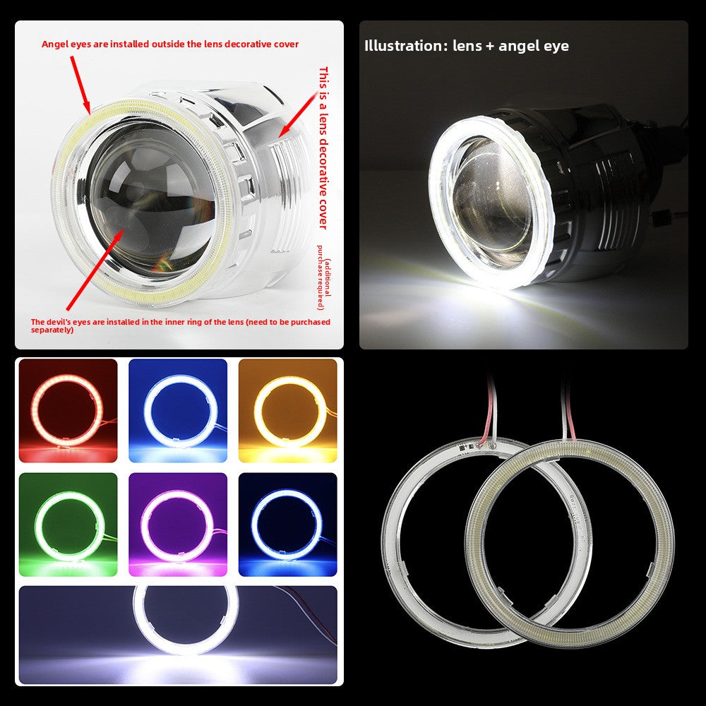 COB LED Angel Eye Halo Ring for Car Headlights