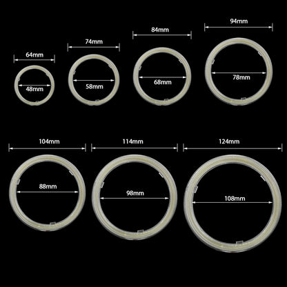 COB LED Angel Eye Halo Ring for Car Headlights