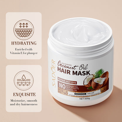 Coconut Hair Mask Frizz Control Moisturizing