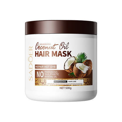 Coconut Hair Mask Frizz Control Moisturizing