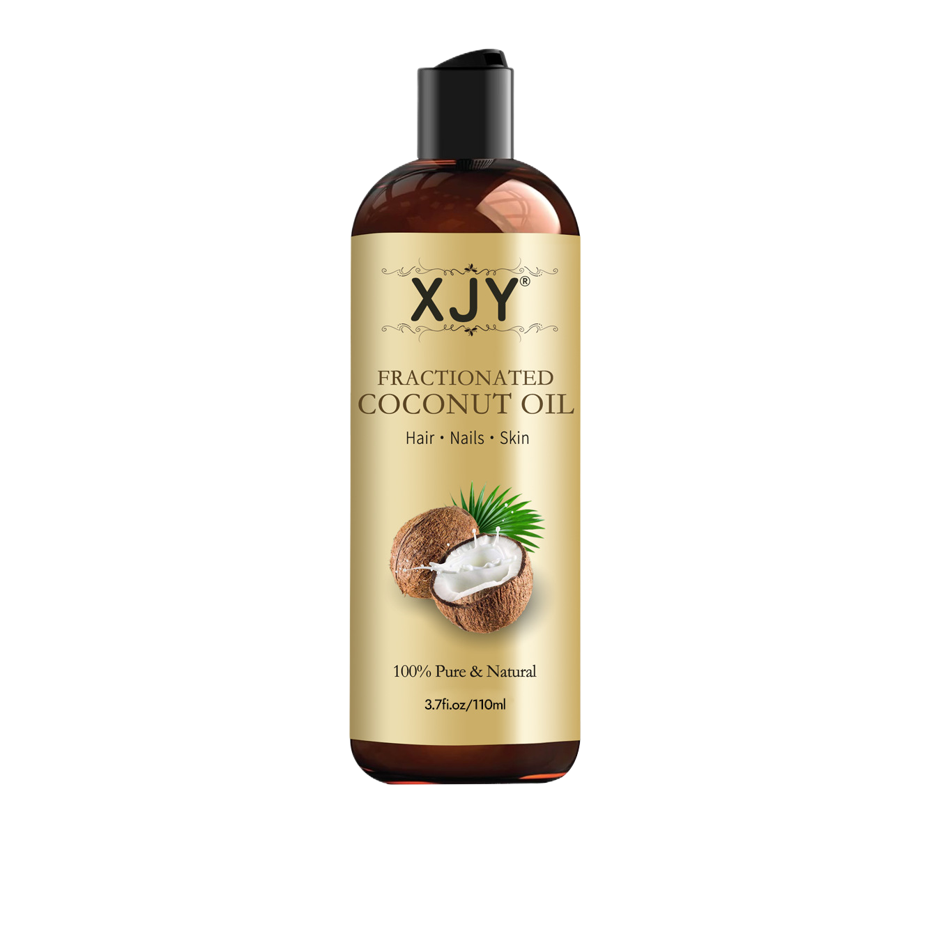 Coconut massage oil diluted with base oil