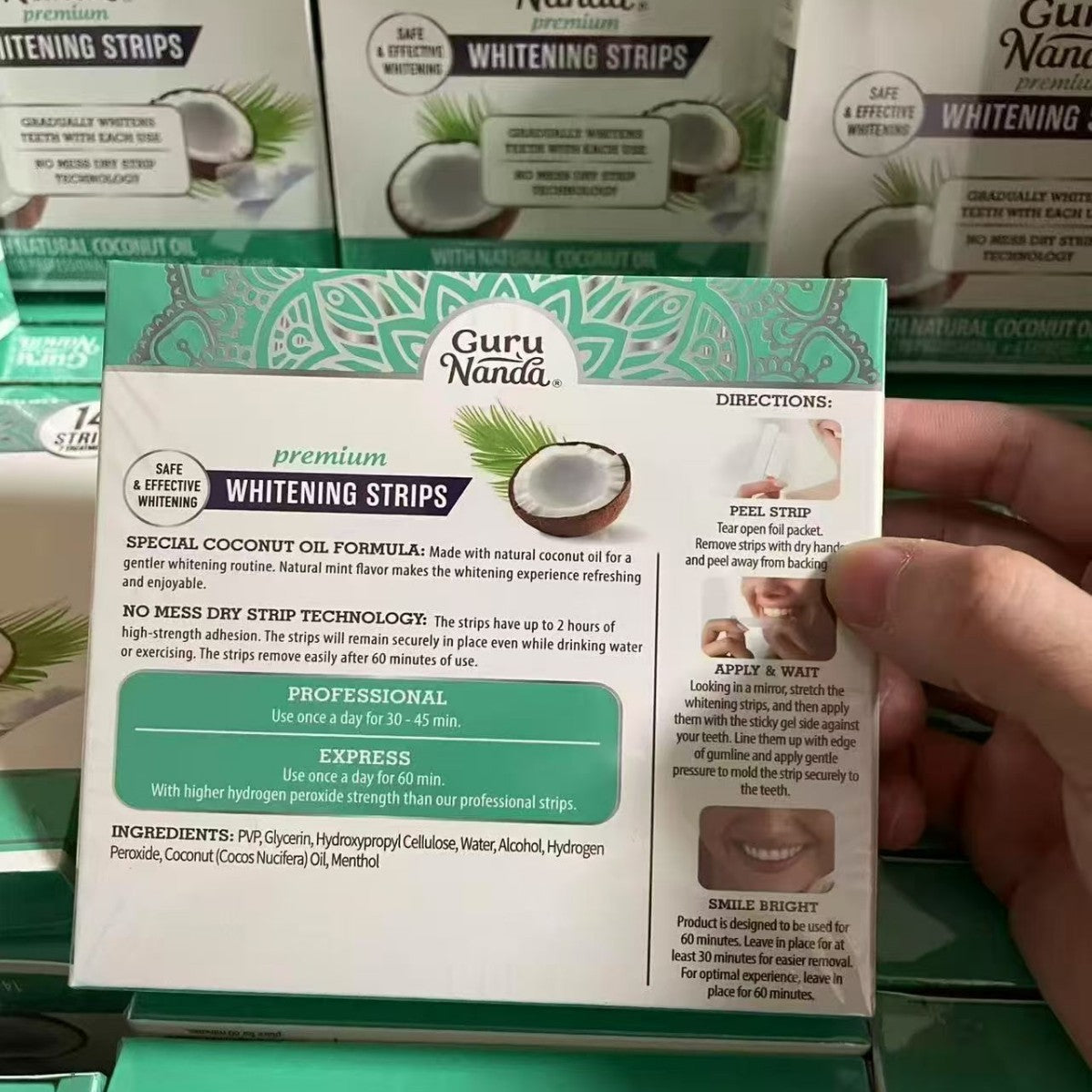 Coconut Mint Flavor Whitening Toothpaste