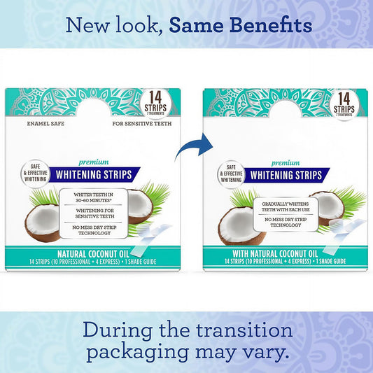 Coconut Mint Teeth Whitening Strips