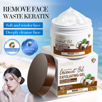 Coconut Oil Exfoliating Gel