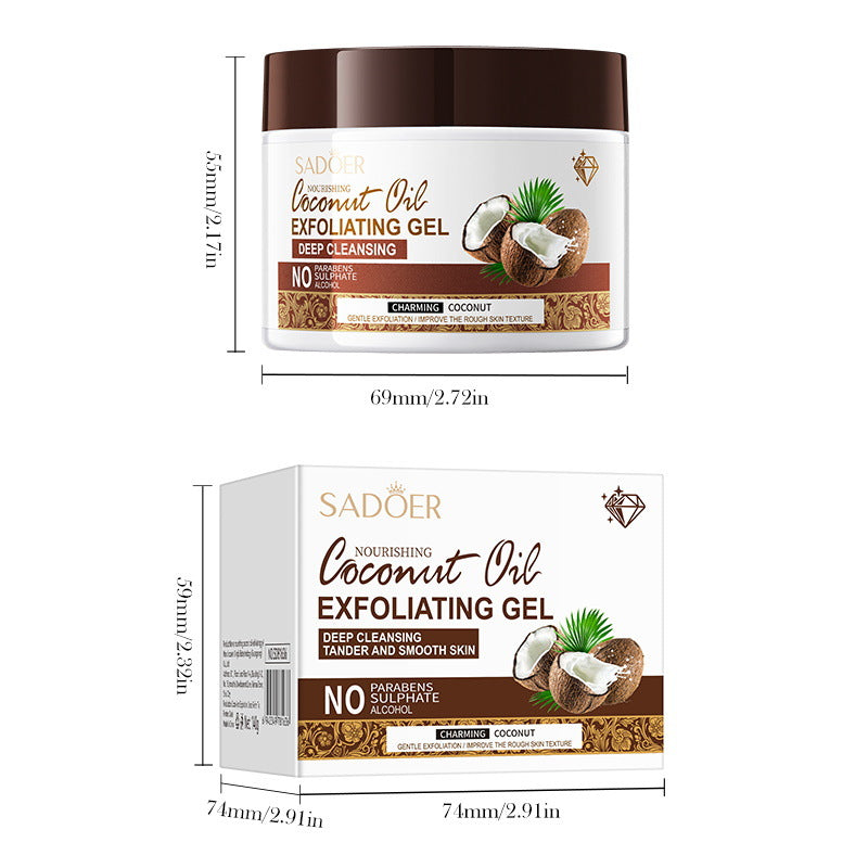 Coconut Oil Exfoliating Gel
