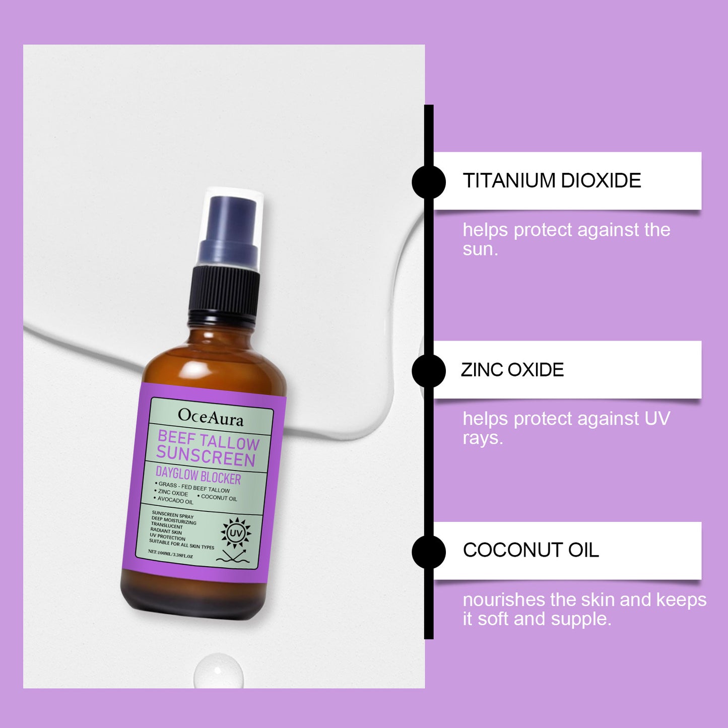 Coconut Oil Protective Skin Care Spray
