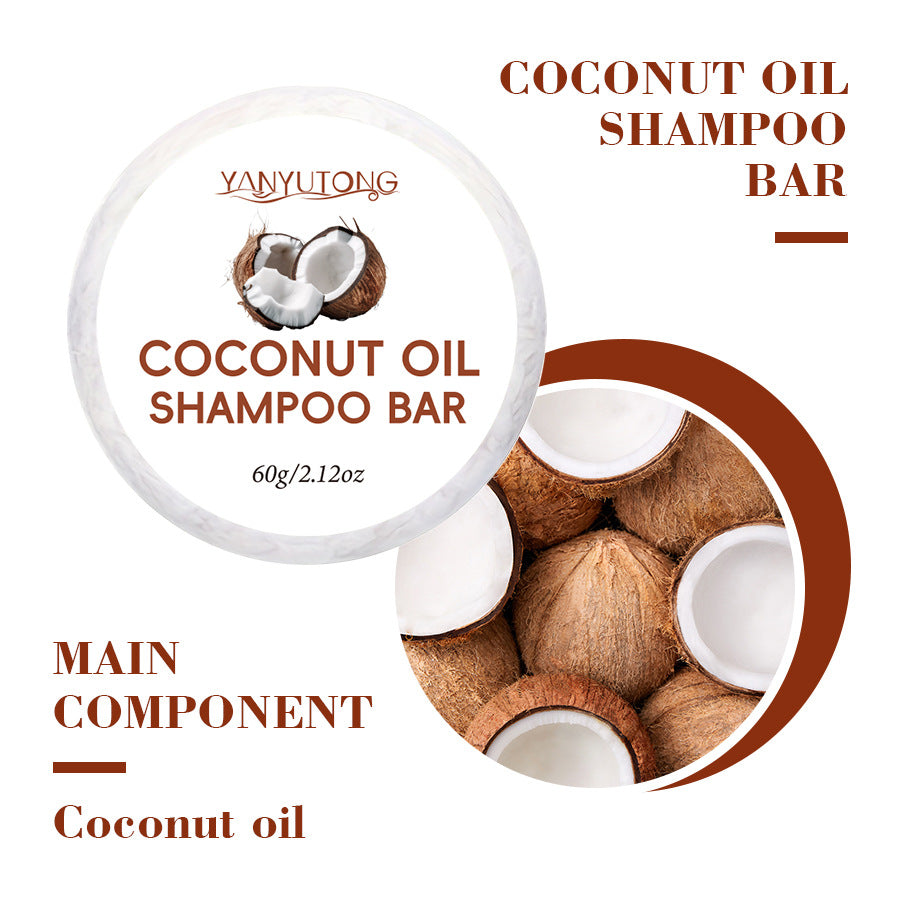 Coconut oil shampoo bar