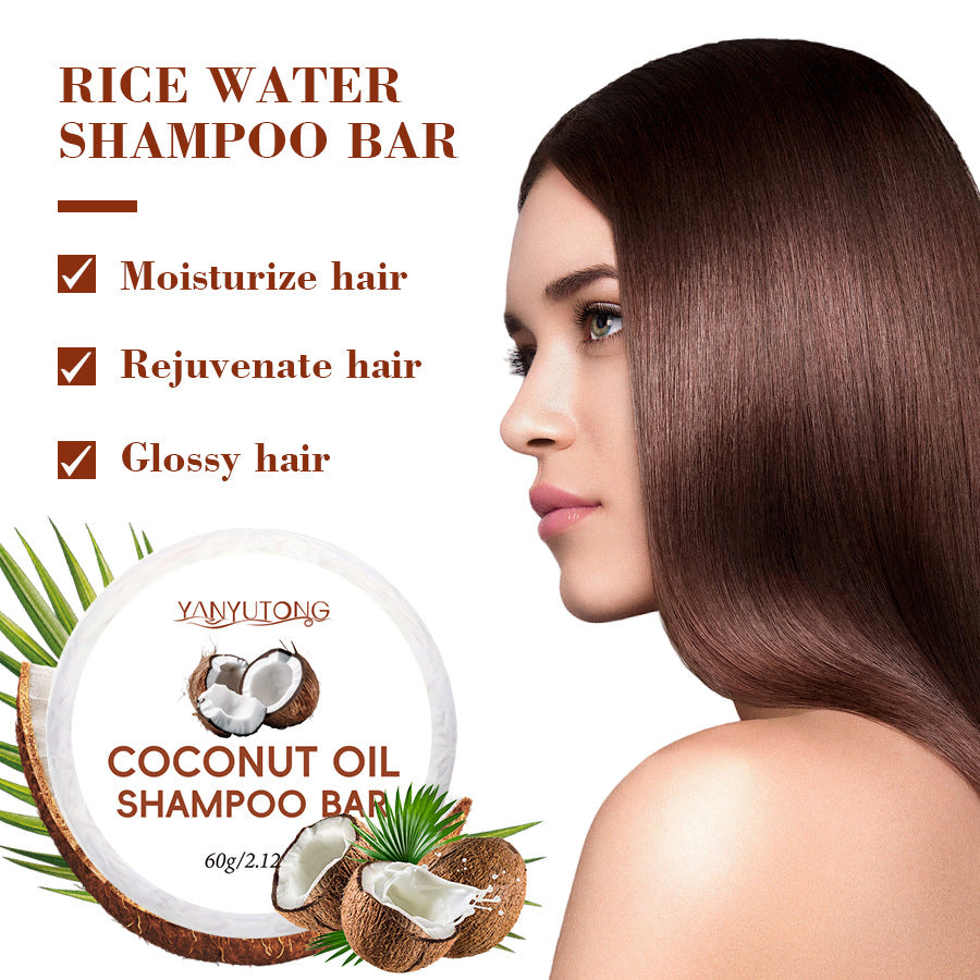 Coconut oil shampoo bar
