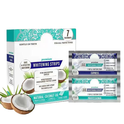 Coconut Oil Teeth Whitening Strips