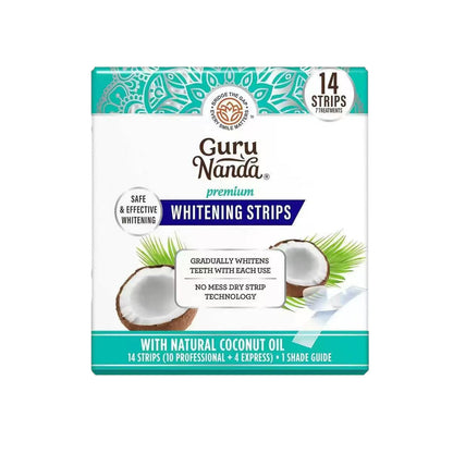 Coconut Oil Whitening Teeth Strips Mint Flavor