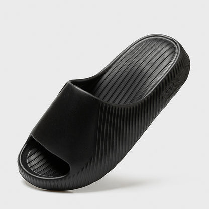 Coconut slippers for men, thick-soled EVA flip-flops with a feeling of stepping on feces