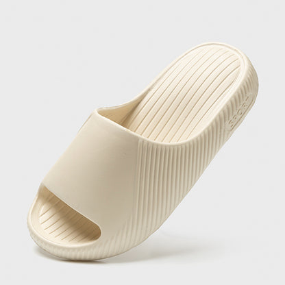Coconut slippers for men, thick-soled EVA flip-flops with a feeling of stepping on feces