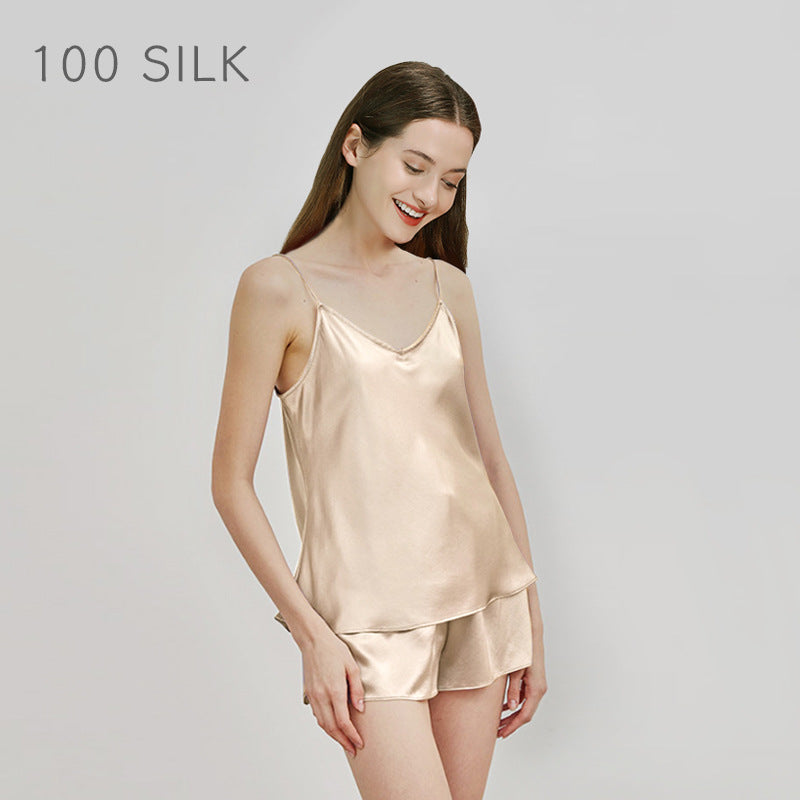 Cocoonie Silk Pajamas for Women Summer Home Wear