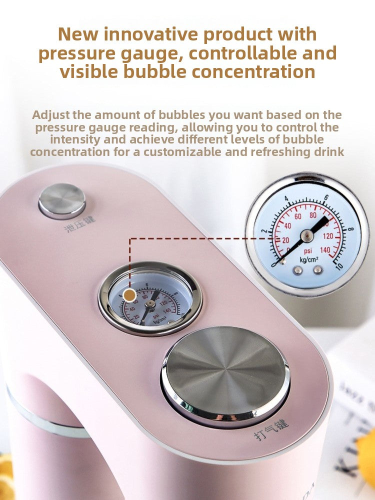 Cocosoda Sparkling Water Maker with Adjustable Carbonation
