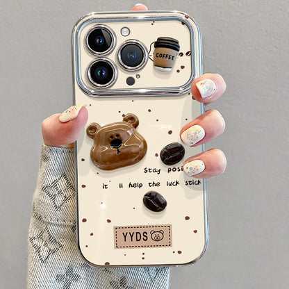 Coffee Bean Bear Phone Case