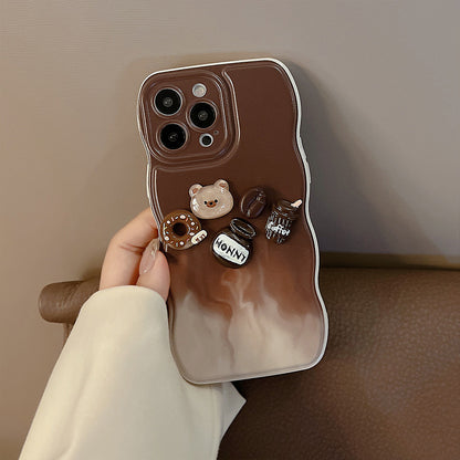 Coffee Bear iPhone Case