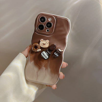 Coffee Bear iPhone Case