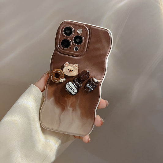 Coffee Bear iPhone Case