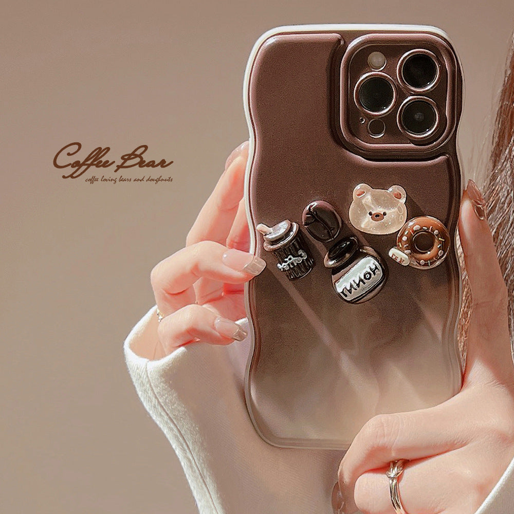 Coffee Bear iPhone Case