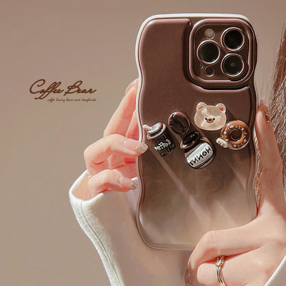 Coffee Bear iPhone Case