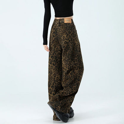 Coffee Brown Leopard Pants