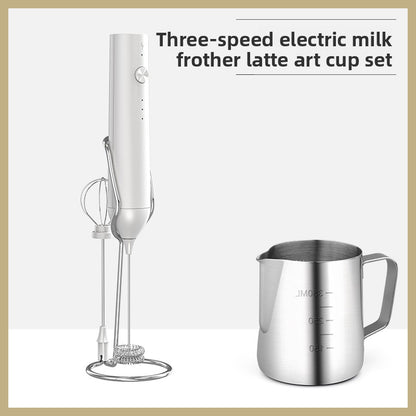 Coffee Frother Electric Milk Frother Stainless Steel Household
