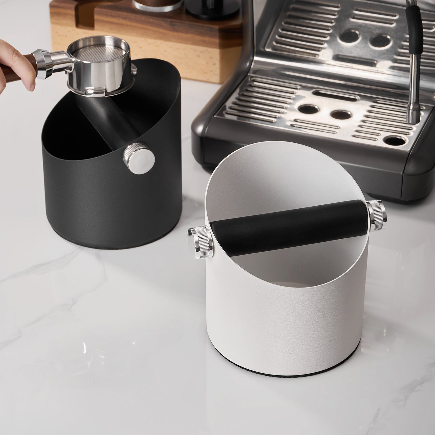 coffee grounds bin