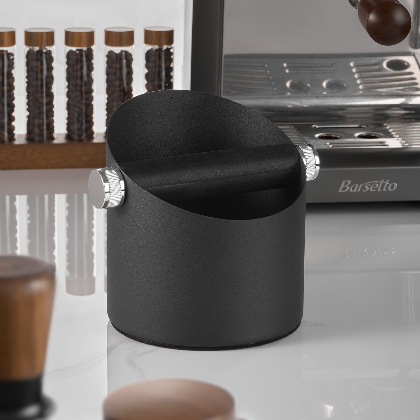 coffee grounds bin