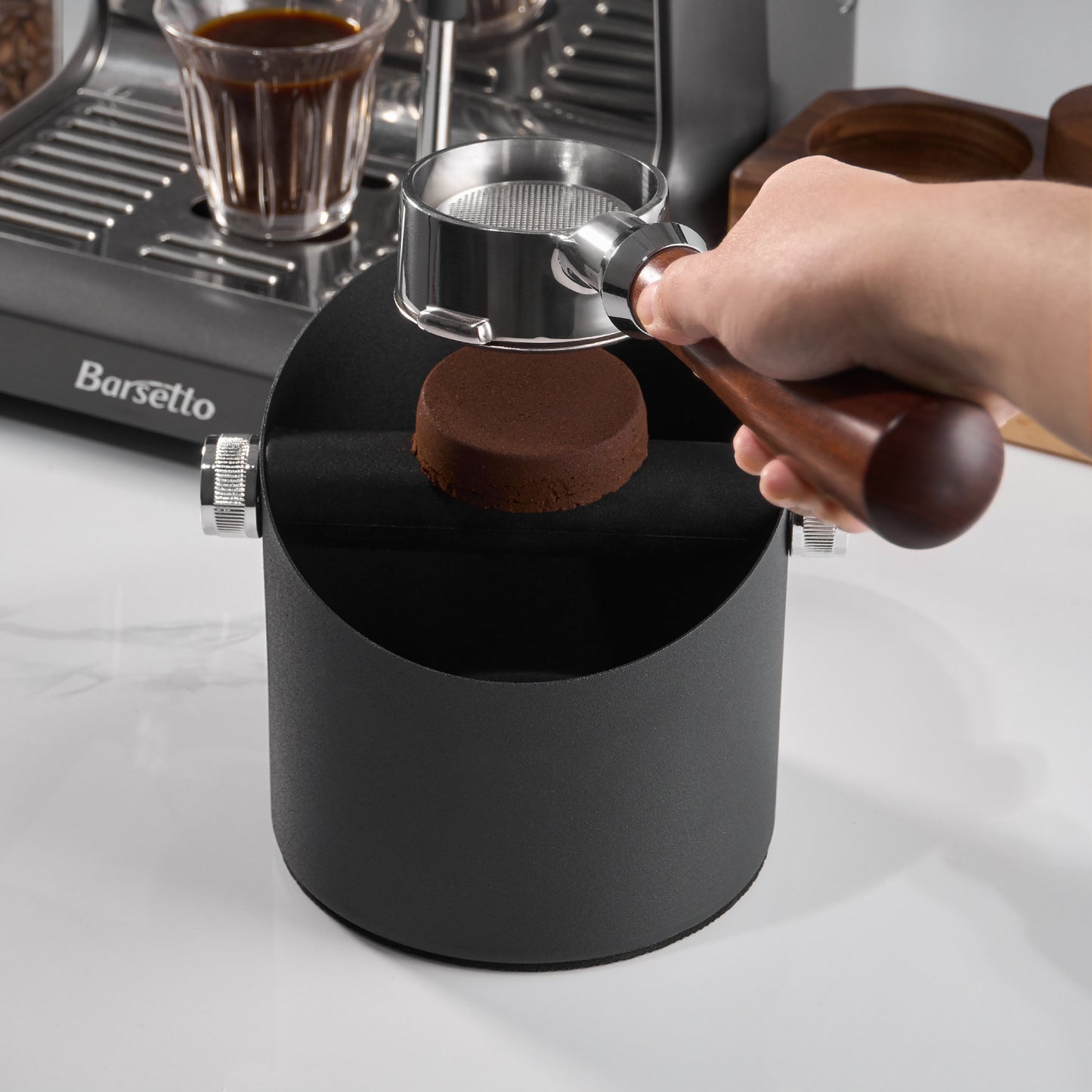 coffee grounds bin