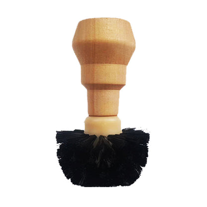 Coffee grounds bowl cleaning brush