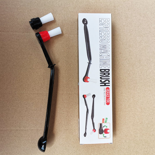 Coffee machine cleaning brush