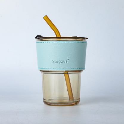 Coffee straw cup