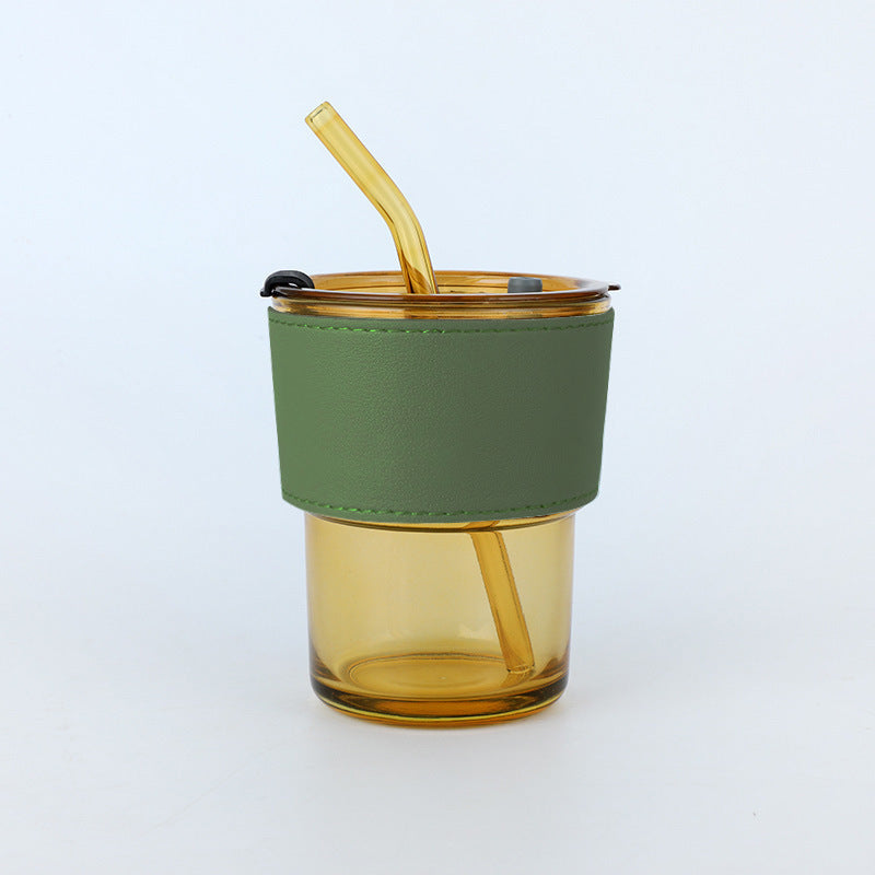 Coffee straw cup