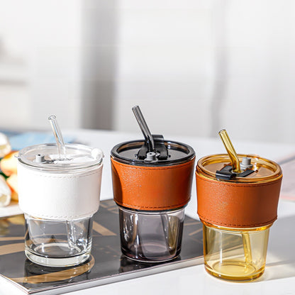 Coffee straw cup