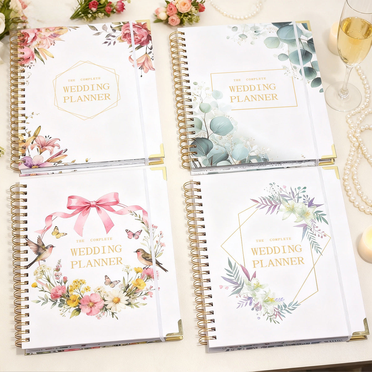 Coil Wedding Notebook