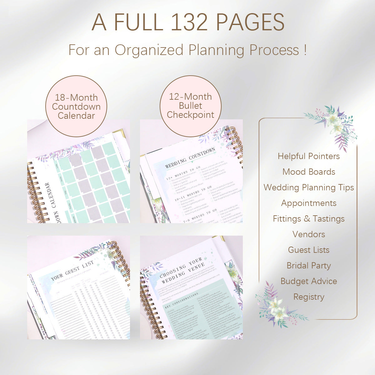 Coil Wedding Notebook