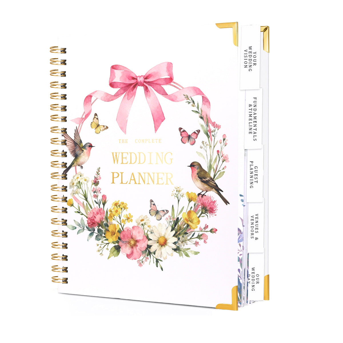 Coil Wedding Notebook