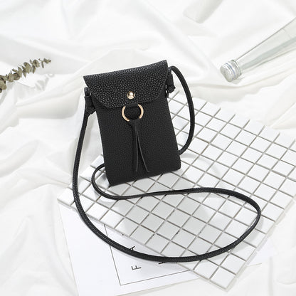 Coin Purse Summer Vertical Small Square Bag Fawn Shoulder Fancy Crossbody Bag Women's Small Bag Mini Mobile Phone Bag