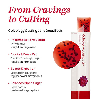 Coleology Chia Seed Collagen Jelly Sticks Pomegranate Flavor