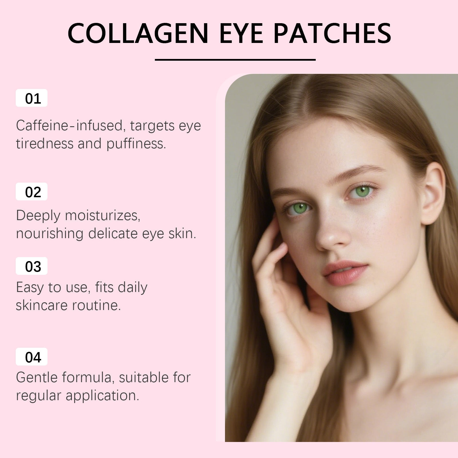 Collagen eye masks