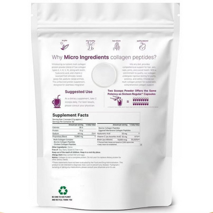 Collagen peptide powder
