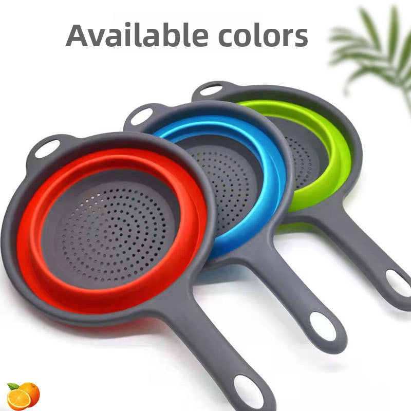 Collapsible draining basket