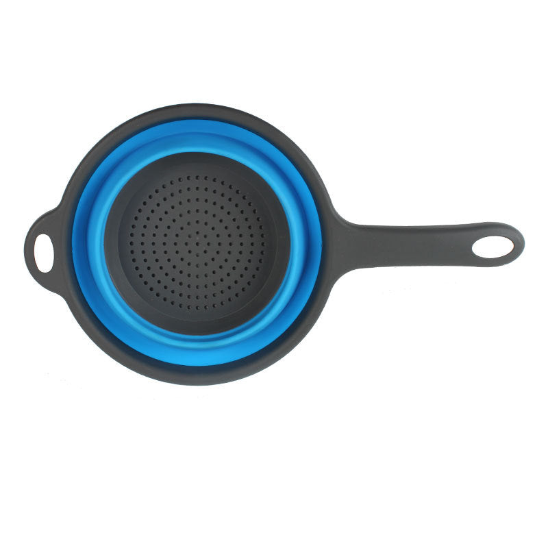 Collapsible draining basket