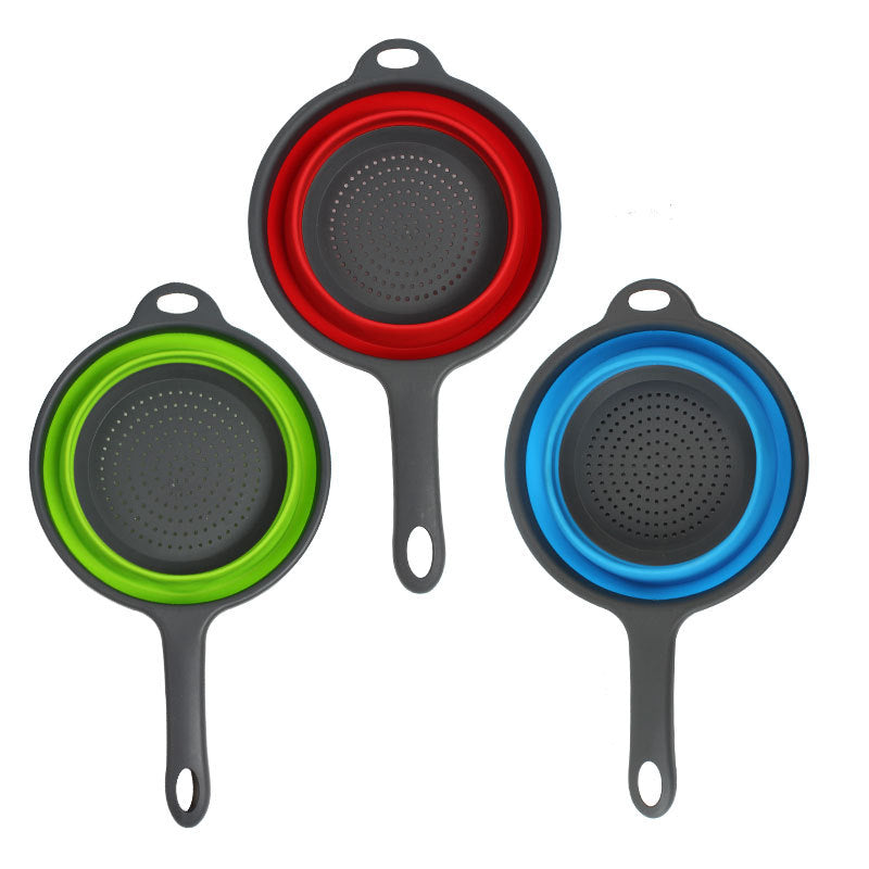 Collapsible draining basket