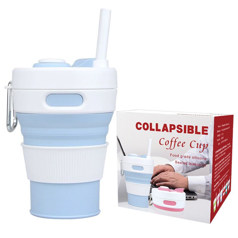 Collapsible Silicone Coffee Cup Portable Travel Mug