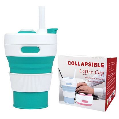 Collapsible Silicone Coffee Cup Portable Travel Mug